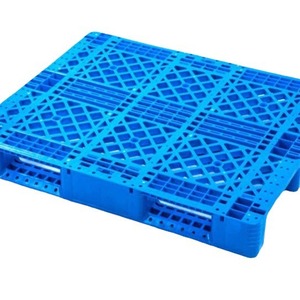 พาเลทพลาสติก 1200x1000 มม. สีน้ำเงิน แบบเข้าได้ 4 ทิศทาง รับน้ำหนักได้ 3 ตัน สำหรับใช้ในคลังสินค้าและโลจิสติกส์ - Product Image 1