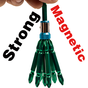 Nouveau jeu d'embouts de tournevis électrique avec anneau magnétique puissant S2 PH2, achetez 10 embouts de tournevis 12 pièces - Product Image 4