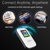 Enrutador Karbor 4G LTE, módem de bolsillo móvil de 150Mbps, compatible con enrutador Wifi inalámbrico de 2,4G, 4G Lte con ranura para tarjeta Sim