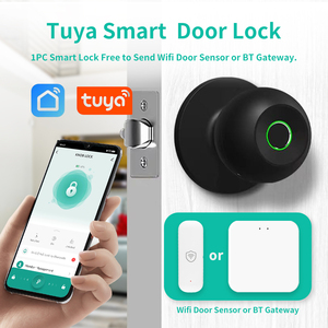 Inteligente Máy cắt chìa khóa chuông cửa máy ảnh kiểm soát truy cập thẻ tuya Khóa vân tay chọn Bộ phòng ngủ khóa cửa thông minh - Product Image 4