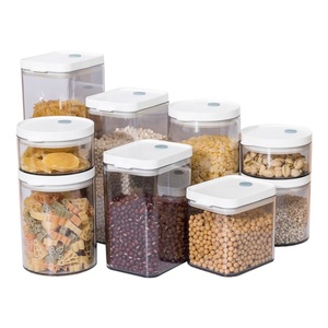 Large Capacity Refrigerator Organizer Bins Kitchen Storage Box Set Airtight Food Containers