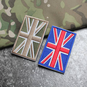 Kustom tambalan bendera bordir produsen perca buatan negara besi pada bendera tambalan bordir - Product Image 3