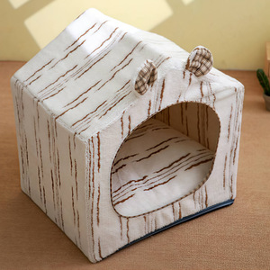 छोटे/मध्यम कुत्तों और बिल्लियों के लिए लक्जरी आधुनिक ग्रीष्मकालीन फोल्डेबल पालतू बिस्तर - Product Image 6