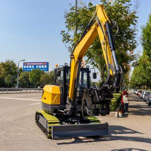 Hightop 6.5ton EPA ISO CE เครื่องขุดตีนตะขาบจากประเทศจีนสำหรับการก่อสร้างเพื่อการเกษตร - Product Image 4