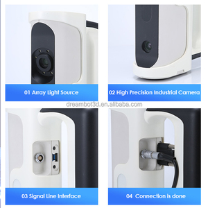 Giá cả phải chăng giá dreambot3d LC-130 đầy đủ màu sắc quét thực sự Độ chính xác cao lên đến 0.01mm ánh sáng trắng <span class=keywords><strong>3D</strong></span> máy quét cho xe chân Pad - Product Image 3