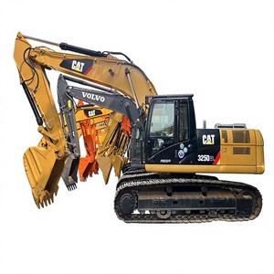 Excavadora hidráulica de cadenas CAT 325D2L 325 usada, original, grande, de 25 toneladas, se vende a precio de fábrica. - Product Image 1