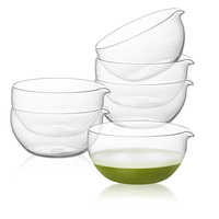 Bol à Matcha en verre de style japonais traditionnel clair avec bec verseur tasse à thé vert