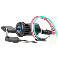 Nuevo interruptor de encendido de plástico con tapa de llave de 4 cables para ATV y moto de cross chinos de 50cc-250cc, piezas de repuesto para motocicleta y scooter