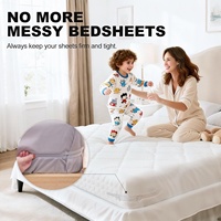 4 pièces de fixations multifonctionnelles pour draps de lit, bandes de verrouillage antidérapantes à forte adhérence pour les coins de matelas de lit, attaches durables pour canapé