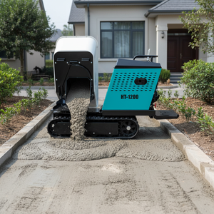 Minidumper de orugas de goma para uso doméstico 2026, minicargadora de orugas para trabajo agrícola, camión con cargador frontal en venta - Product Image 1