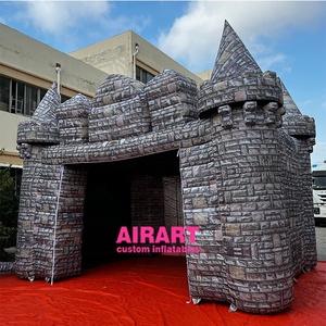 Yantai meilleur fabricant et taille personnalisée, maison de tente de château en pierre gonflable pour la vente publicitaire - Product Image 2