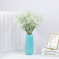 Fleurs artificielles blanches de Gypsophile (Souffle de Bébé) au toucher réel pour la décoration de mariage et de Noël à la maison