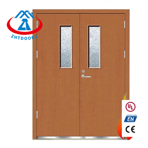 ZHTDOORS Technologie <span class=keywords><strong>mature</strong></span> 90 minutes 24X80 portes coulissantes automatiques en bois à noyau solide résistant au feu pour l'intérieur Norme EN - Product Image 3