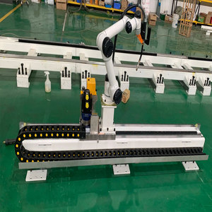 Riel de suelo semicerrado Xiji de 3m, 6m, 12m para manipulación y soldadura de robots colaborativos <span class=keywords><strong>UR5</strong></span>, UR10, UR20, caja de engranajes de 1 kW, 220V, 20 unidades - Product Image 1