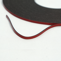Bande de colle butyle haute adhérence 1 mm d'épaisseur rouge bleu, film isolant pour verre, barre d'espacement en aluminium pour porte, ruban butyle haute performance