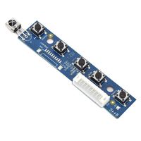 Placa controladora VGA para pantalla de cámara de marcha atrás con cable y control remoto, compatible con placa principal LCD universal de gran formato