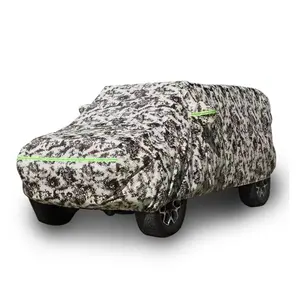 Cobertura automática para carro Peva de alumínio e algodão, resistente a UV, à prova d'água, personalizada para uso ao ar livre