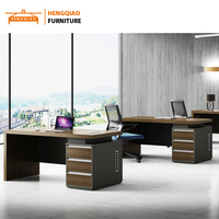 Ensemble de chaises de bureau modernes et luxueuses en forme de L pour bureau de direction avec fonction modulaire extensible Mobilier de bureau pour ordinateur de direction