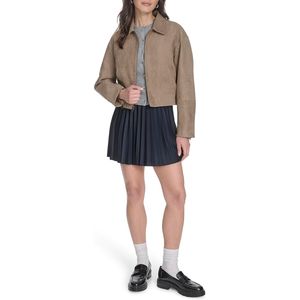 Veste en cuir véritable pour femmes, manches longues, respirante, impression de logo personnalisée de haute qualité professionnelle. - Product Image 1