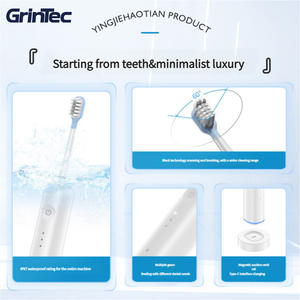 Outils professionnels de compensation de soins bucco-dentaires usage domestique Portable <span class=keywords><strong>choc</strong></span> électrique balayage brosse à dents électrique intégrée nettoyeur de dents - Product Image 4