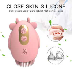 热卖二合一可爱动物造型振动阴蒂吸盘刷刺激振动阴蒂吮吸振动器女性性爱 - Product Image 6