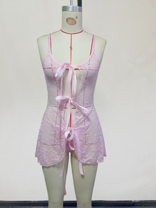 <b>Womens</b> Erotic Skirt Thong 2 Piece Set Sexy Lingerie Babydoll Sexy Mesh Lace See-through <b>Women's</b> Sexy Lingerie Dresses - Product Image 6