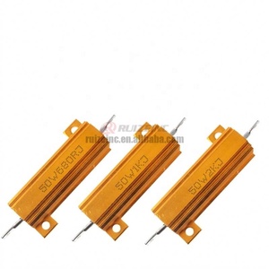 50W 680r <span class=keywords><strong>1K</strong></span> 2K 2.2K 10K 680 <span class=keywords><strong>Euro</strong></span> Rx24 Boîtier métallique Résistance haute puissance - Product Image 2