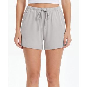 FOXA Women's Soft <b>Lounge</b> <b>Shorts</b> Drawstring Pockets Comfort Stretch Breathable Knitted Cotton Spandex Multi Color Pack - Product Image 2