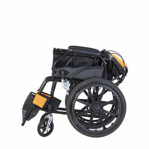 Silla de Ruedas Ligera, Portátil, Plegable, con Asiento Acolchado, Totalmente Reclinable, Ayuda de Movilidad para Personas Discapacitadas y Ancianos Paralizados - Product Image 5