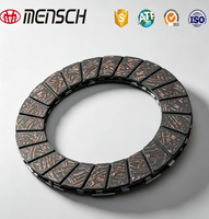 Disque d'embrayage à friction personnalisé Mensch, face de disque d'embrayage perforée KM1676 8048