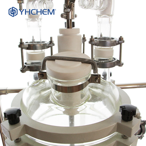 Lò phản ứng thủy tinh với thiết bị kết tinh chân không mát - Product Image 5