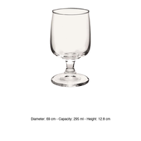 Verre à eau Bormioli Rocco Executive 29,5 cl H 12,8 cm Ø 6,9 cm