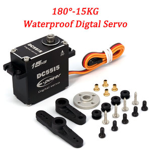 Jouets de voiture et d'avion RC numériques intelligents de haute qualité E-power DC5515, haute précision, 15 kg, engrenages métalliques, étanches IP67 - Product Image 6