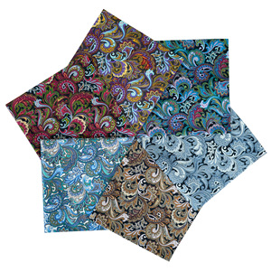 6 Màu Sắc Bohemian Hoa Điều Bông Vải Chắp Vá Handmade DIY Jersey Chất Liệu May Mặc Sáp Kết Thúc Cho Boys 'Túi Quần Áo - Product Image 2