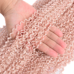 Haute Qualité Femmes Noires Perruques Synthétiques <span class=keywords><strong>Micro</strong></span> Frisée Droite Noeud <span class=keywords><strong>Zizi</strong></span> Tresse Cheveux - Product Image 5