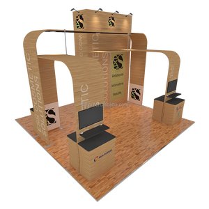 ฉากหลังผ้าพิมพ์ลายแบบพกพาสำหรับงานแสดงสินค้าและบูธจัดแสดงเสื้อผ้า - Product Image 4