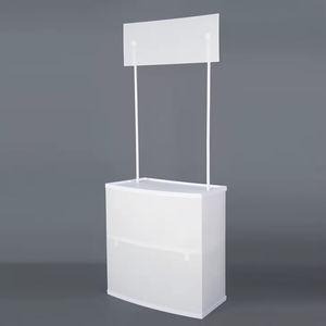 Balcão Promocional Retrátil Leve e Dobrável Retangular Portátil para Supermercado de Alta Qualidade - Product Image 1