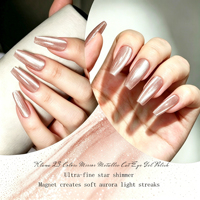 Nouveau Gel Polish Effet Œil de Chat 2026, 15ML, Vernis à Ongles Longue Durée, Finition UV pour Nail Art, Kit de Gel Magnétique Français 23 Couleurs