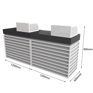 Supermercado tienda minorista Mostrador de pago tienda de comestibles contador de efectivo Mostrador de caja registradora Escritorio de <span class=keywords><strong>cajero</strong></span> para accesorio de tienda minorista - Product Image 5