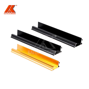 Cao cấp hiện đại mờ đánh bóng bàn chải hợp kim Hồ sơ hình ảnh hình ảnh kính gương Anodized nhôm khung gương cho trang trí - Product Image 6