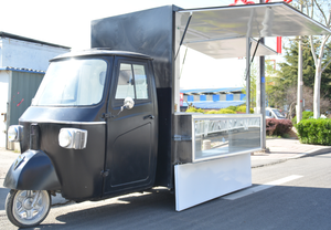 Chariot à hot-dogs mobile de haute qualité <span class=keywords><strong>Piaggio</strong></span> Ape, chariot à churros électrique miniature à vendre, camion de nourriture électrique Ape <span class=keywords><strong>Piaggio</strong></span> - Product Image 5