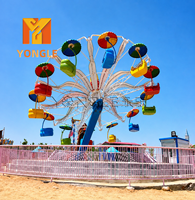 Équipement de parc d'attractions : Manège Électrique Twister, Chaise Volante, Manège Parachutiste, Jeux Rotatifs pour Enfants