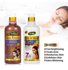 DR.WWP Garrot Gel Douche Hydratant et Nourrissant Extra Blanchissant 1000ml |   OEM ODM Disponibles - Product Image 4