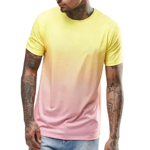 उच्च गुणवत्ता के डिजाइन ब्रांडेड 100% कपास पुरुषों की टी शर्ट गर्मियों कस्टम के लिए स्क्रीन प्रिंट लोगो टी शर्ट्स पुरुषों