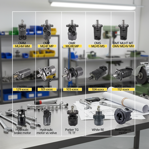 Moteurs hydrauliques à engrenages professionnels personnalisés GRH OMM OMP OMR OMS OMT OMV à faible vitesse et couple élevé - Product Image 4