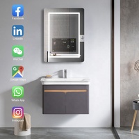 Pantalla LED Rectangular Inteligente Android Multifuncional con Diseño Moderno para Baño, con Bluetooth y Wi-Fi para Uso Doméstico