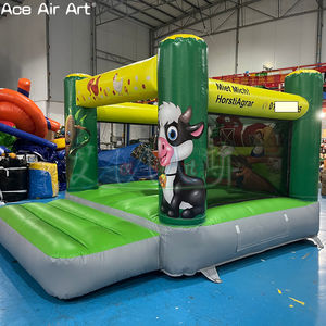 Château gonflable personnalisé sur le thème des animaux de la <span class=keywords><strong>ferme</strong></span> avec toboggan, en PVC de qualité commerciale, <span class=keywords><strong>pour</strong></span> location et événements - Product Image 3