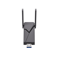 Adaptador USB 3.0 WiFi 6E de 5400Mbps, Doble Banda (2.4G/5.8G), Antena de 3dBi, Sin Controladores, para Windows 10/11, WiFi Externo para Portátil