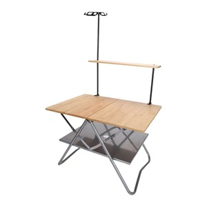<span class=keywords><strong>Tavolo</strong></span> da Campeggio Leggero in Lega di Alluminio, Design Pieghevole con Borsa per il Trasporto, Ideale per Viaggi e Campeggio - Product Image 1