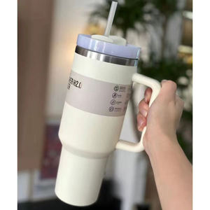 HOT Selling <strong>40</strong> <strong>Oz</strong> H2.0 Cup Double Wall Stainless Steel Vacuum Insulated Mug Travel 40oz Tumbler With Handle Lid Straw - Product Image 5